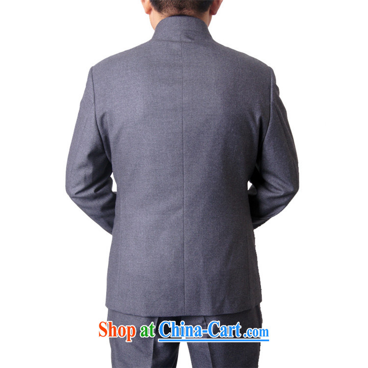 Men's China wind Chinese and smock for men's leisure youth replace suit Kit gray suit smock 663 gray 190 pictures, price, brand platters! Elections are good character, the national distribution, so why buy now enjoy more preferential! Health