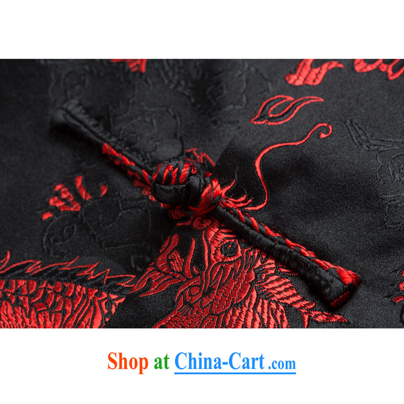 1211 F Chinese clothing men's autumn and winter load Tang Lung Long-Sleeve hand-tie Chinese improved cultural Chinese cotton suit black, Autumn XXXL/190, and mobile phone line (gesaxing), and, on-line shopping