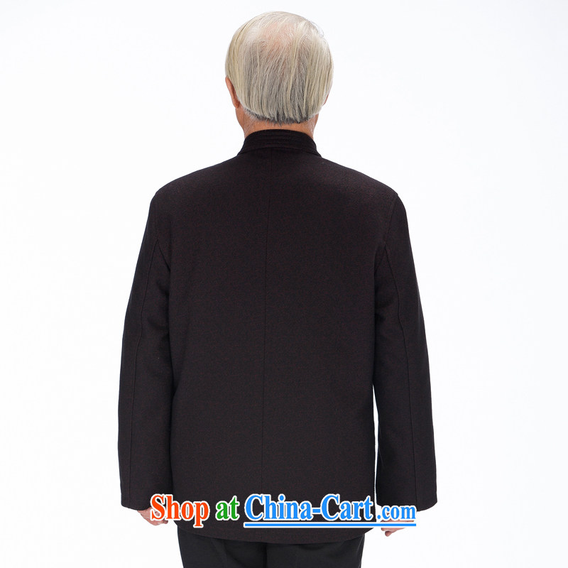 FD - 14,012 wool is the China wind fall/winter men Tang with older people in men's winter smock jacket dark red 4 XL/195, and mobile phone line (gesaxing), and, on-line shopping
