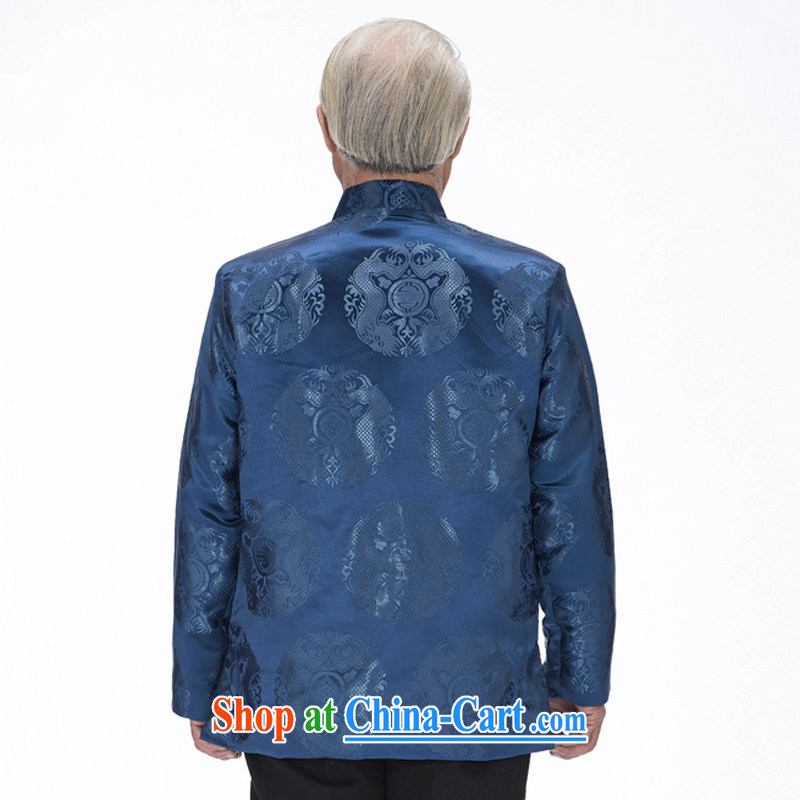 F 0758 middle-aged and older Chinese men quilted coat jacket double-lung men Chinese Winter load cotton clothing celebrating Birthday Gifts red XXXL/190, and mobile phone line (gesaxing), and, on-line shopping