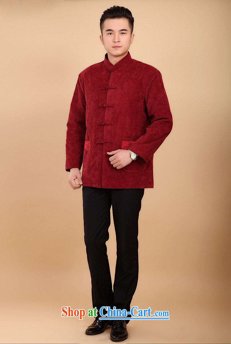 The people more than the fall and winter thick Chinese men and his father, the older men and Tang with the cotton old life clothing Chinese quilted coat jacket red XXXL pictures, price, brand platters! Elections are good character, the national distribution, so why buy now enjoy more preferential! Health