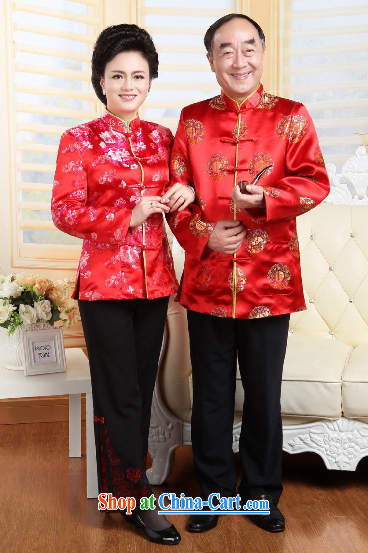 And Jing Ge older Chinese couples with the leading Chinese wind dress the Life wedding clothes red men XXL pictures, price, brand platters! Elections are good character, the national distribution, so why buy now enjoy more preferential! Health