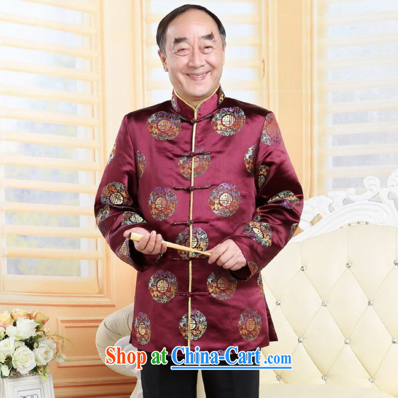 And Jing Ge older Chinese couples with the collar China wind dress the Life wedding clothes red women XXL, Jing Ge, shopping on the Internet
