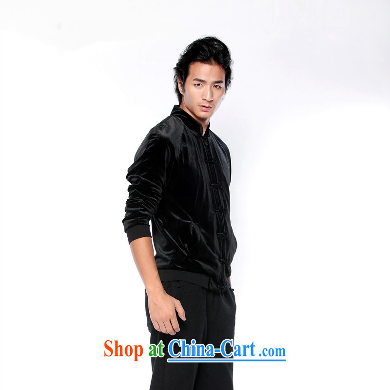 Mr Chau Tak-hay, snapshot original men's 2014 new Chinese and China, jacket for men's wool jacket China wind jacket black XL, Hee-snapshot lung (XZAOLONG), online shopping