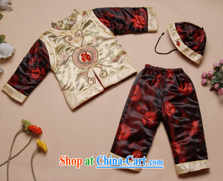And Jing Ge fall and winter Chinese new children's Chinese parka brigades