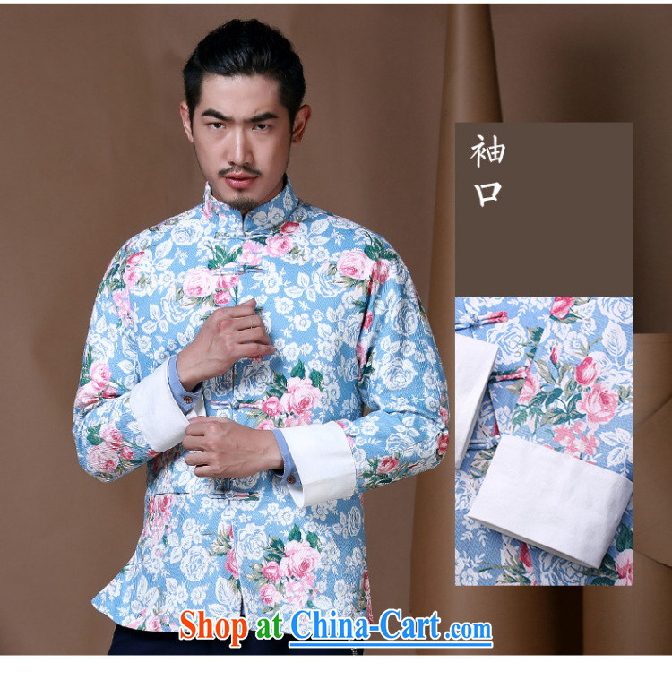 Riding a leopard, China wind men's floral Chinese men and youth Chinese state to serve jacket men's fall and winter-load service men and white XXXL pictures, price, brand platters! Elections are good character, the national distribution, so why buy now enjoy more preferential! Health
