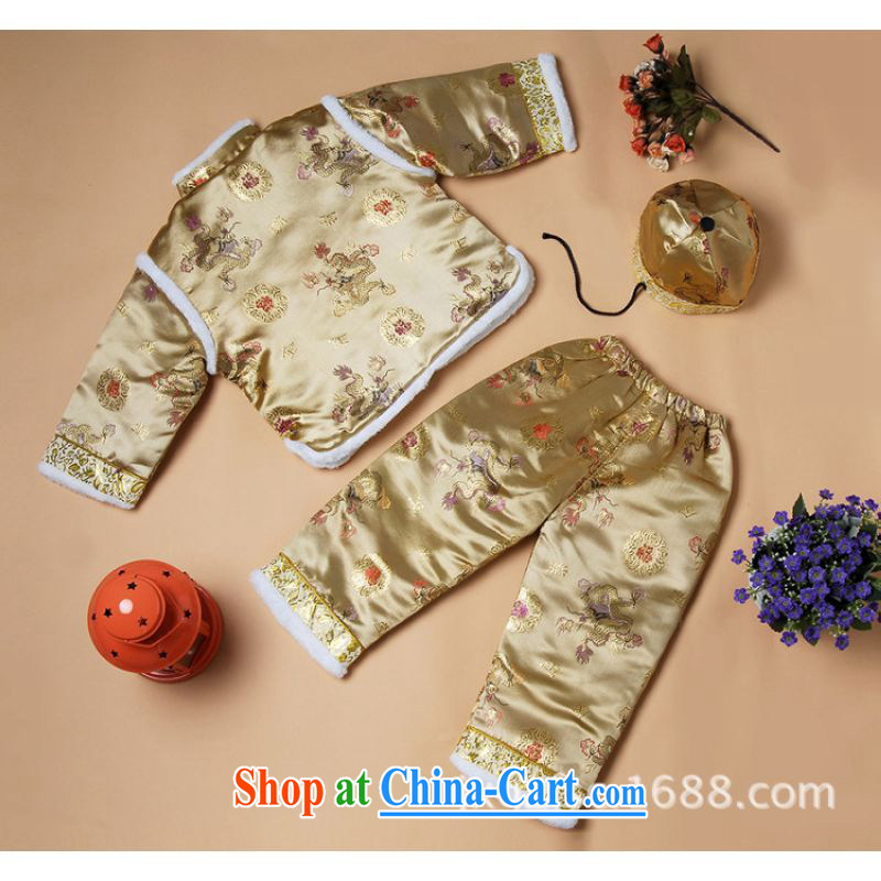 Shanghai, optimize purchase fall and winter Tang on new children's Chinese parka brigades