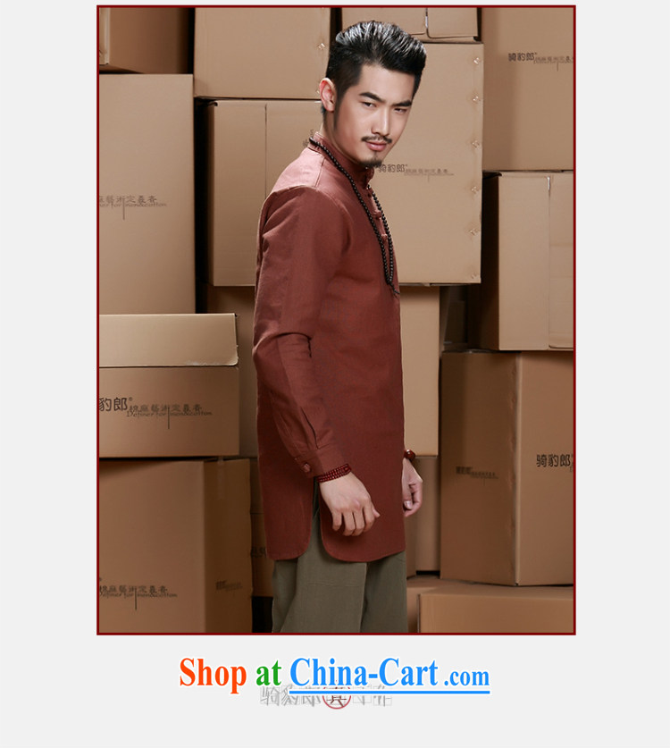 China wind men's long-sleeved shirt T 2015 new units the long T-shirt men's large, Tang jackets maroon XXXL pictures, price, brand platters! Elections are good character, the national distribution, so why buy now enjoy more preferential! Health