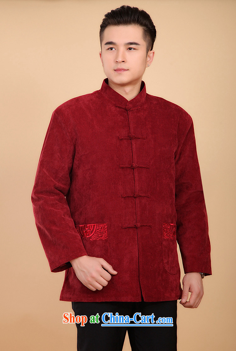 Princess Selina CHOW in 2014 autumn and winter clothing men's Chinese long-sleeved shirt, elderly Chinese men and national costumes China wind men's jacket 2059 red XXXL pictures, price, brand platters! Elections are good character, the national distribution, so why buy now enjoy more preferential! Health