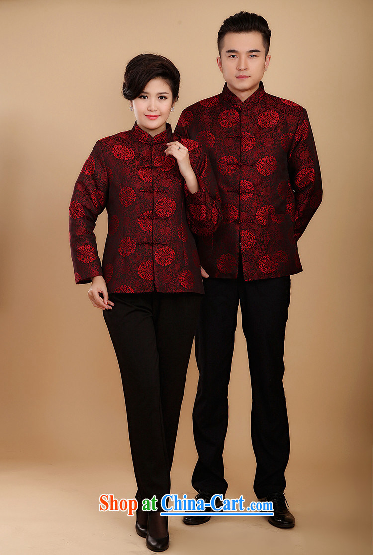 Top luxury Chinese men's jackets and cotton waffle business and leisure China wind-tie red, T-shirts for couples with Chinese cotton clothing, macrame cotton suit Chinese men, women, 2 XL pictures, price, brand platters! Elections are good character, the national distribution, so why buy now enjoy more preferential! Health