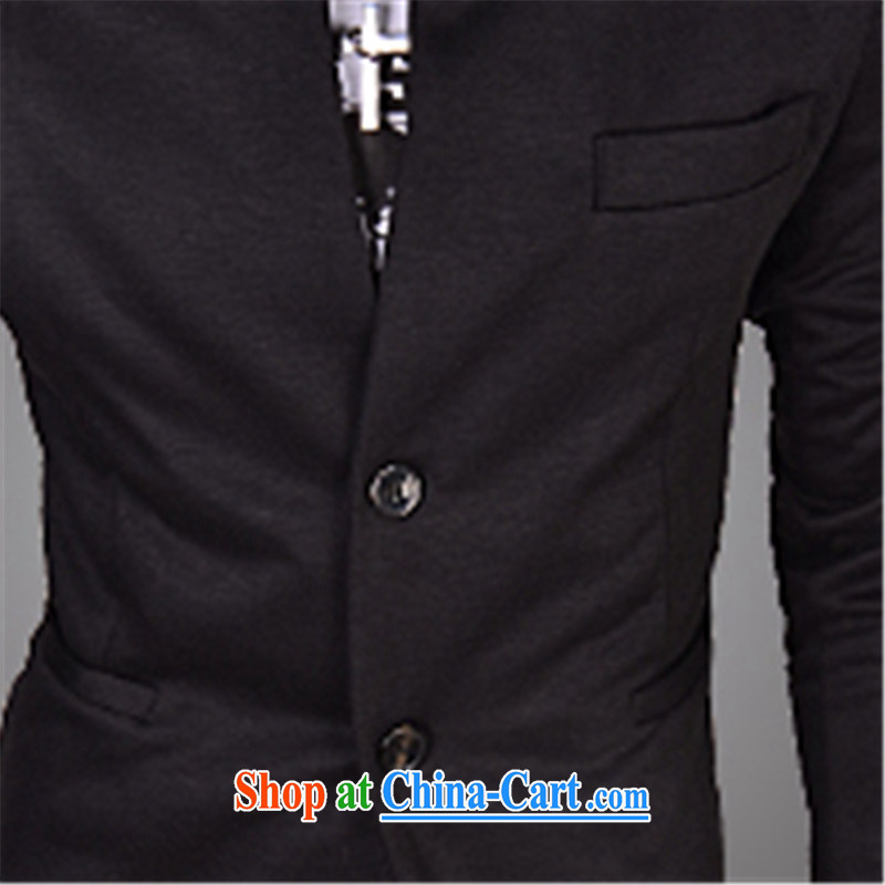 The more quality clothing business and leisure beauty men, for smock 100 justices on solid color jacket G 00-X 14 dark gray XXL, Dan Jie Shi (DAN JIE SHI), online shopping