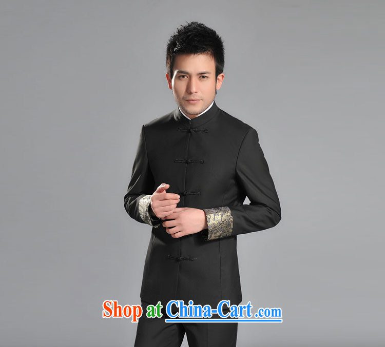 Tsing Yu Sau San male Chinese clothing Chinese dragon tattoos wristband men, cultivating a neck jacket students replace JY 1621 black Chinese shirt XXXL pictures, price, brand platters! Elections are good character, the national distribution, so why buy now enjoy more preferential! Health