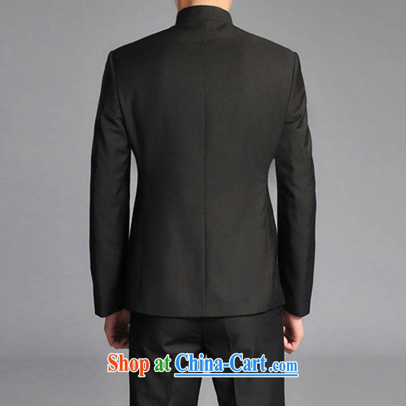 Bin Laden's (DAINSIDON) autumn and winter men's Chinese and smock for stylish ethnic Chinese Chinese student and youth with the bridegroom marriage suits black smock L, Dan Sai (DAINSIDON), online shopping