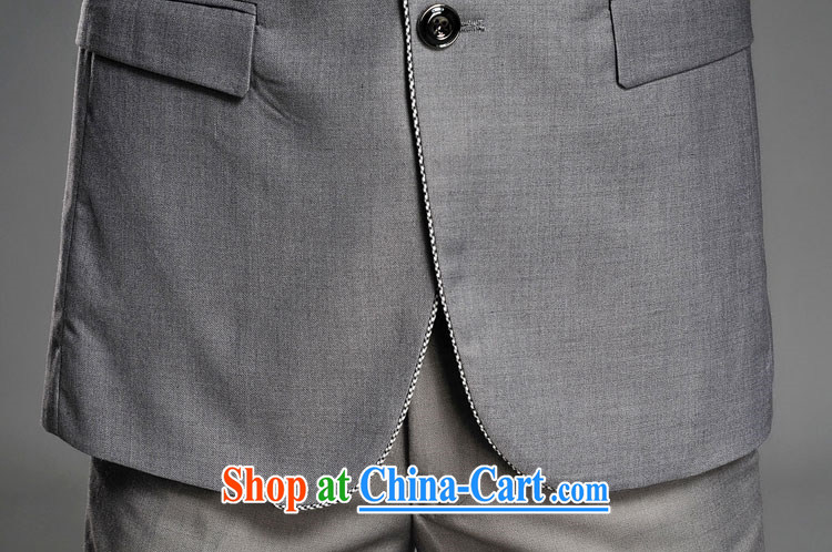 Bin Laden's (DAINSIDON) Men's Chinese and smock for ethnic Chinese students with youth with the groom's wedding dress smock Kit black rims Sun Yat-sen suit XXXL pictures, price, brand platters! Elections are good character, the national distribution, so why buy now enjoy more preferential! Health
