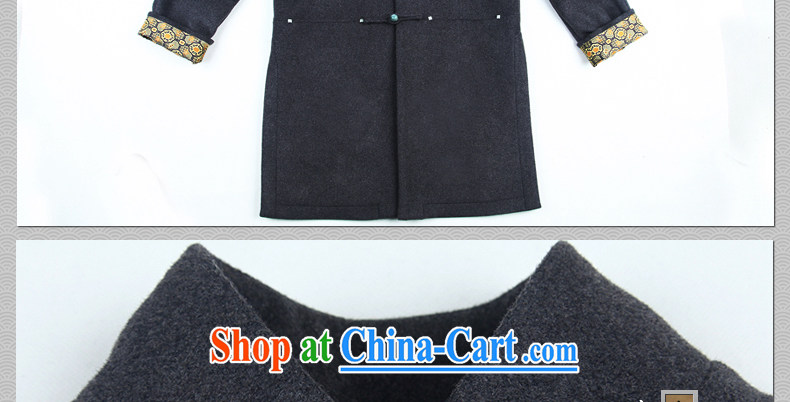 Only 3 Lisa China wind Jade 5, Jade buckle Tang replacing men and long fleece coat is ethnic Han-gray Winter Campaign (XXL) pictures, price, brand platters! Elections are good character, the national distribution, so why buy now enjoy more preferential! Health