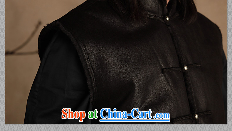 Only 3 Chinese wind men's national leather jacket cotton a fall and winter silver-plated tray snaps cultivating Chinese improved Tang with thick black movement (XXL) pictures, price, brand platters! Elections are good character, the national distribution, so why buy now enjoy more preferential! Health