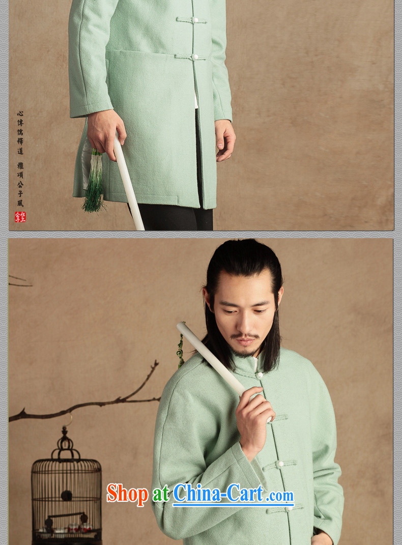 Only 3 Chinese wind is wool so the Tang with coats of Chinese national costumes and stylish casual jacket winter the green movement (XXL) pictures, price, brand platters! Elections are good character, the national distribution, so why buy now enjoy more preferential! Health