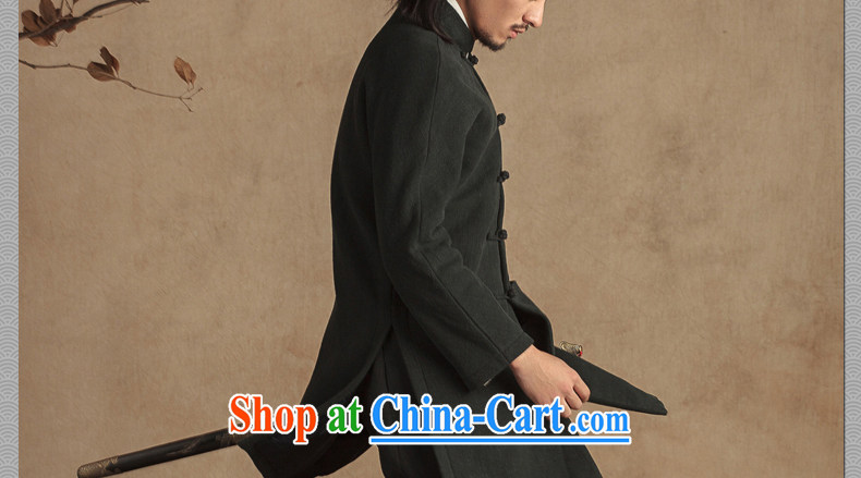 Only 3 Lisa China wind linen wool, quilted coat gall coat Chinese men and national linen Chinese Winter Coat new Gray Movement (XXL) pictures, price, brand platters! Elections are good character, the national distribution, so why buy now enjoy more preferential! Health