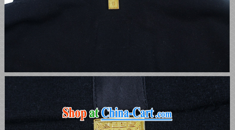 Only 3 Chinese fashion, wool is long frock coat Tang jackets use the Chinese Han-thick winter men and black movement (XXL) pictures, price, brand platters! Elections are good character, the national distribution, so why buy now enjoy more preferential! Health