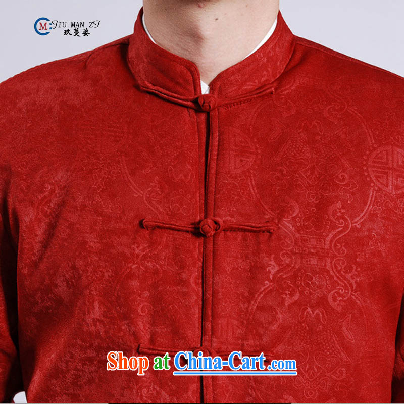 Ko Yo vines into colorful spring and autumn 2015 new middle-aged father Tang with stylish retro, for wool-buckle casual stylish Chinese countrysides the code M M 004 0046 - A XXXL, capital city sprawl, shopping on the Internet