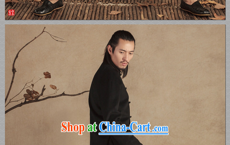 Only 3 Chinese style Chinese men's disc for cultivating Chinese national improved stylish casual wool? The jacket thick black movement (XXL) pictures, price, brand platters! Elections are good character, the national distribution, so why buy now enjoy more preferential! Health