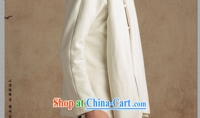 Only 3 Chinese wind wool is the improvement for the Chinese men's national dress thick winter parka brigades