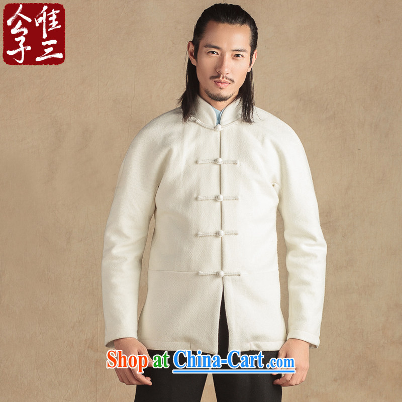 Only 3 Chinese wind wool is the improvement for the Chinese men's national costume thick winter parka brigades