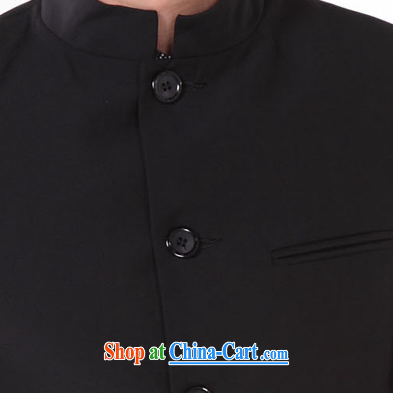 Silver armor and smock China wind men's men's Chinese Han-snap the Sun Yat-sen suit China Nepal serving serving black XL, silver armor, and shopping on the Internet