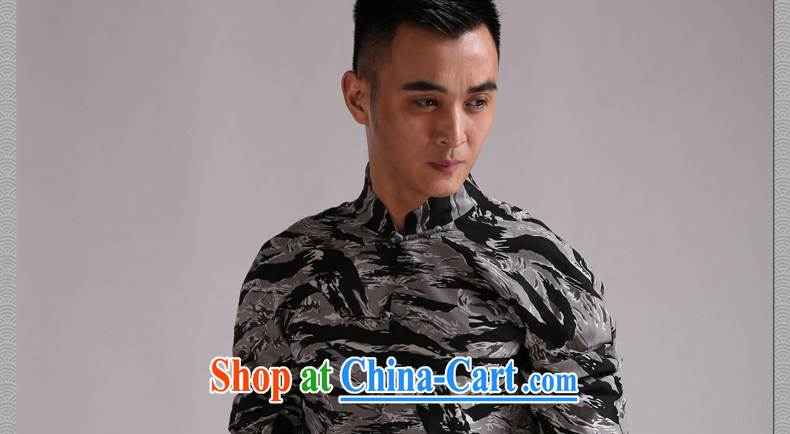 Only 3 Chinese wind Tiger wing camouflage Chinese men detained the beauty Chinese improved leisure cotton jacket spring black and gray movement (XXL) pictures, price, brand platters! Elections are good character, the national distribution, so why buy now enjoy more preferential! Health