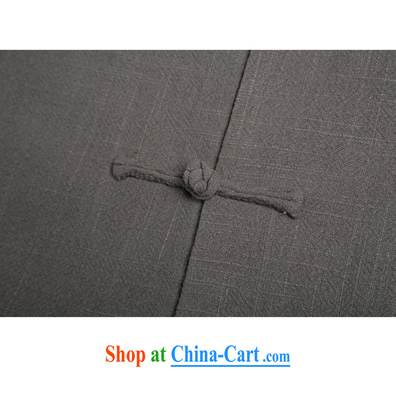 Linen long-sleeved Chinese men and men's Chinese Spring jackets Chinese plug-shoulder-in cuff older national costumes dark blue XXXL/190, and mobile phone line (gesaxing), and, on-line shopping