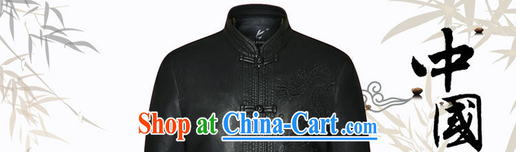 Take the Spring and Autumn new middle-aged and older men's leather jacket Tang with his father on the collar leather Tang replace fur smock black 190 pictures, price, brand platters! Elections are good character, the national distribution, so why buy now enjoy more preferential! Health
