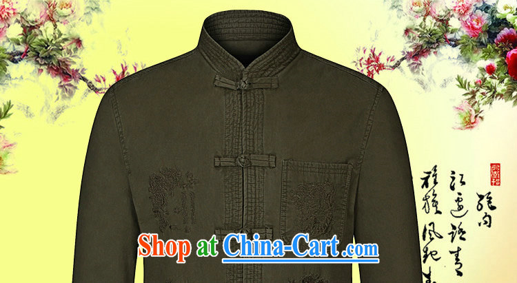Take the Spring and Autumn and new, older men's modern Chinese, for pure cotton China wind embroidery father replacing Tang jackets pickles 190 color pictures, price, brand platters! Elections are good character, the national distribution, so why buy now enjoy more preferential! Health