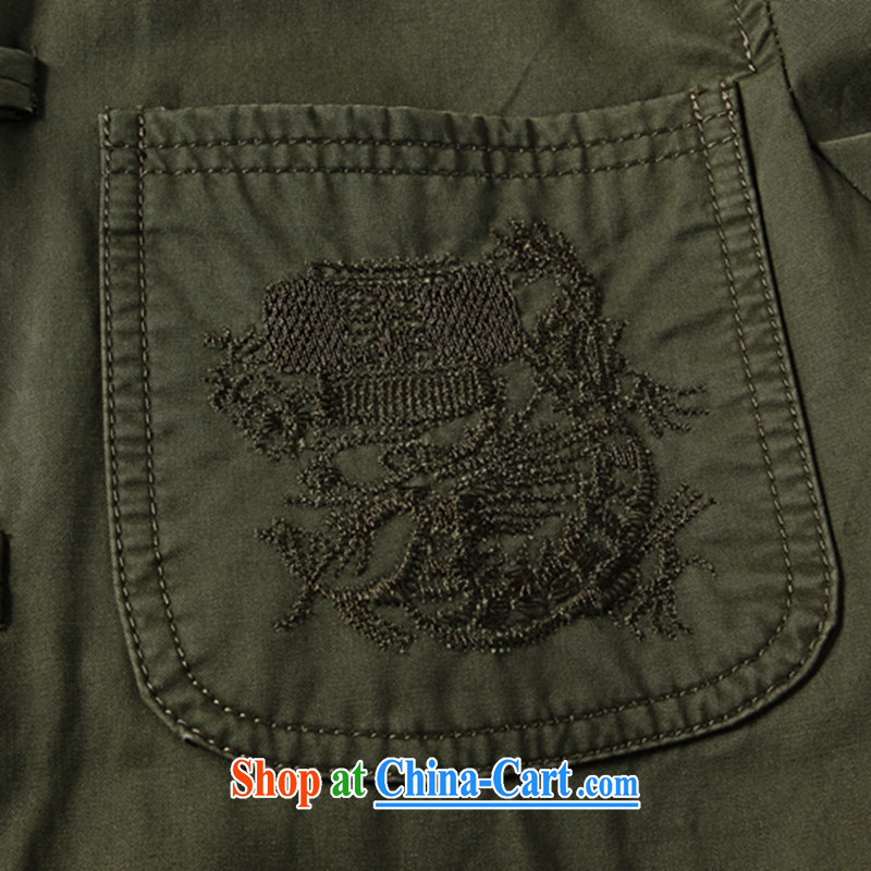 Take the Spring and Autumn and new, older men's modern Chinese, for pure cotton China wind embroidery father replacing Tang jackets pickles 190 colors, flowers, and shopping on the Internet