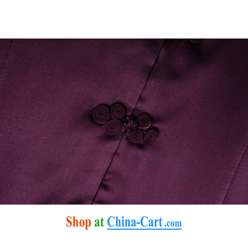 0899 new elegant woman with short, autumn and winter load in Chinese elderly mother with T-shirt jacket improved aura purple 4 XL, and mobile phone line (gesaxing), and, on-line shopping