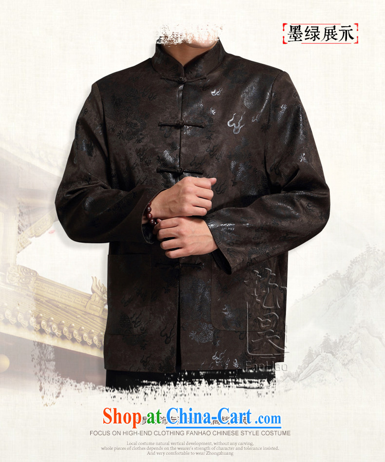 Van Gogh's older Tang jackets men and Chinese, for Chinese wind jacket men's autumn and winter J quilted coat 1516 dark XXXXL pictures, price, brand platters! Elections are good character, the national distribution, so why buy now enjoy more preferential! Health
