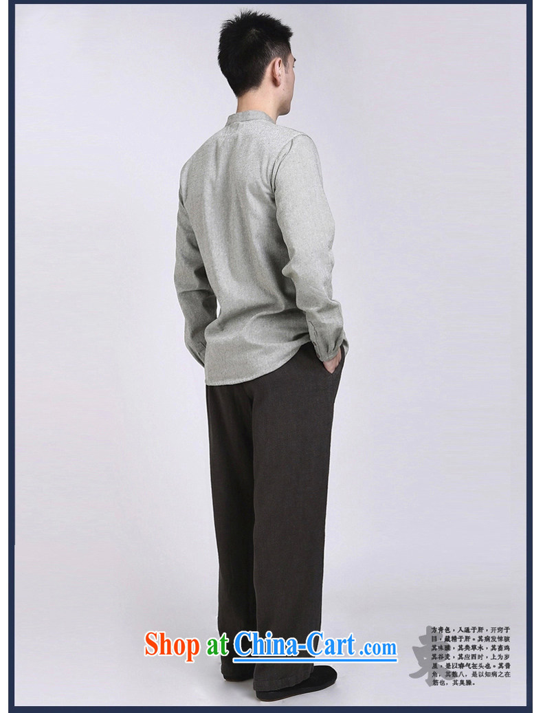 Hill People Movement original cotton Ma China wind leisure men's trousers men's loose trousers Chinese cynosure trousers linen trousers brown XXL pictures, price, brand platters! Elections are good character, the national distribution, so why buy now enjoy more preferential! Health