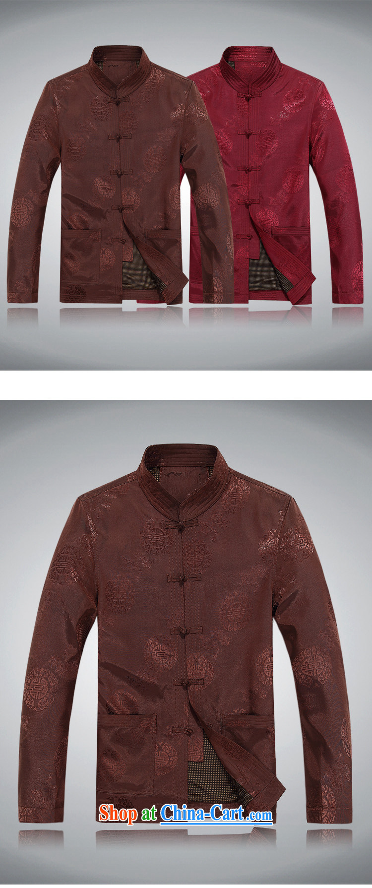 Bong-ki Paul 2014 autumn and winter, older long-sleeved Chinese jacket coat men code manually Chinese-buckle Tang replace older grandfather red 190 pictures, price, brand platters! Elections are good character, the national distribution, so why buy now enjoy more preferential! Health