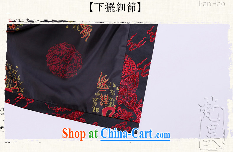 Van Gogh's New Dragon Chinese men's jacket China wind-tie jacket long-sleeved men's middle-aged and older fall and winter 1502 H red XXXXL pictures, price, brand platters! Elections are good character, the national distribution, so why buy now enjoy more preferential! Health