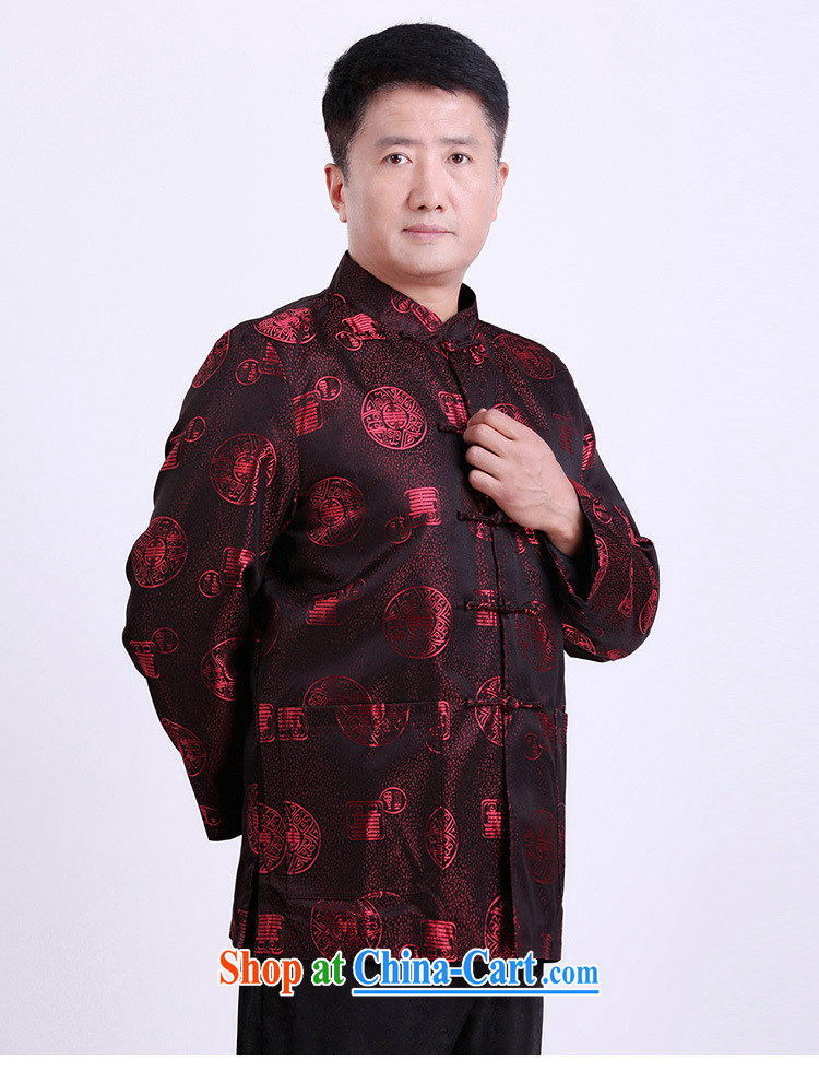 Property is property, Chinese men's large, middle-aged and older thick winter spring birthday clothing brown 4 XL pictures, price, brand platters! Elections are good character, the national distribution, so why buy now enjoy more preferential! Health