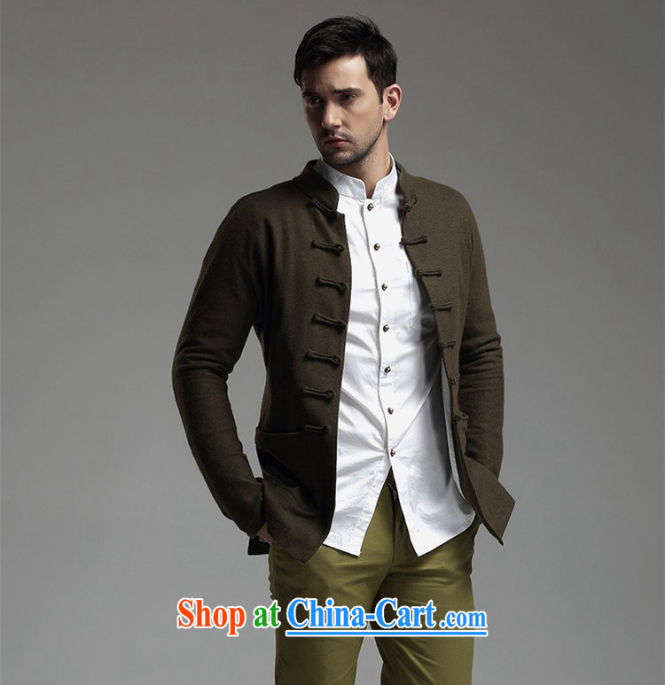The TSU defense (Azouari) China wind Men Shen Tang woolen long-sleeved Chinese, neck jacket take gray XXXXL is a custom does not and will not switch pictures, price, brand platters! Elections are good character, the national distribution, so why buy now enjoy more preferential! Health