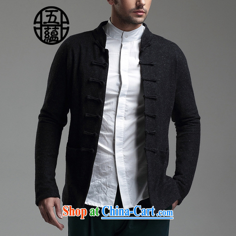 The TSU defense (Azouari) China wind men's beauty Tang woolen long-sleeved Chinese, neck jacket take a gray XXXXL is a custom does not and will not switch to the defense (AZOUARI), shopping on the Internet