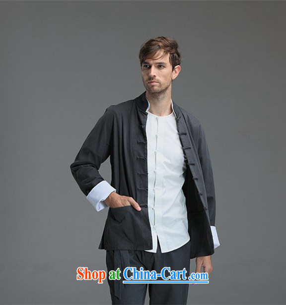 The TSU defense (Azouari) China wind men's leisure, for Tang jacket dark gray XXL pictures, price, brand platters! Elections are good character, the national distribution, so why buy now enjoy more preferential! Health