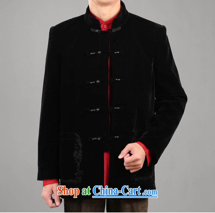 The TSU defense (Azouari) Men's upscale Tang jackets Chinese, for warm men's T-shirt black 54 pictures, price, brand platters! Elections are good character, the national distribution, so why buy now enjoy more preferential! Health