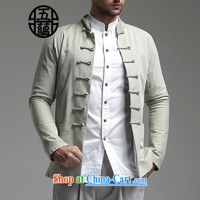 The TSU defense _Azouari_ China wind men's beauty Tang with long-sleeved Chinese soft cotton jacket light green XXXXL is a custom does not return does not switch
