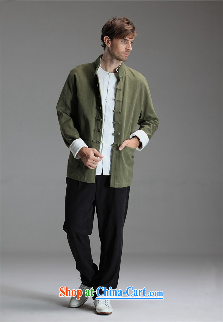 The TSU defense (Azouari) China wind men's beauty Tang with long-sleeved leisure solid-colored jacket green XXL pictures, price, brand platters! Elections are good character, the national distribution, so why buy now enjoy more preferential! Health
