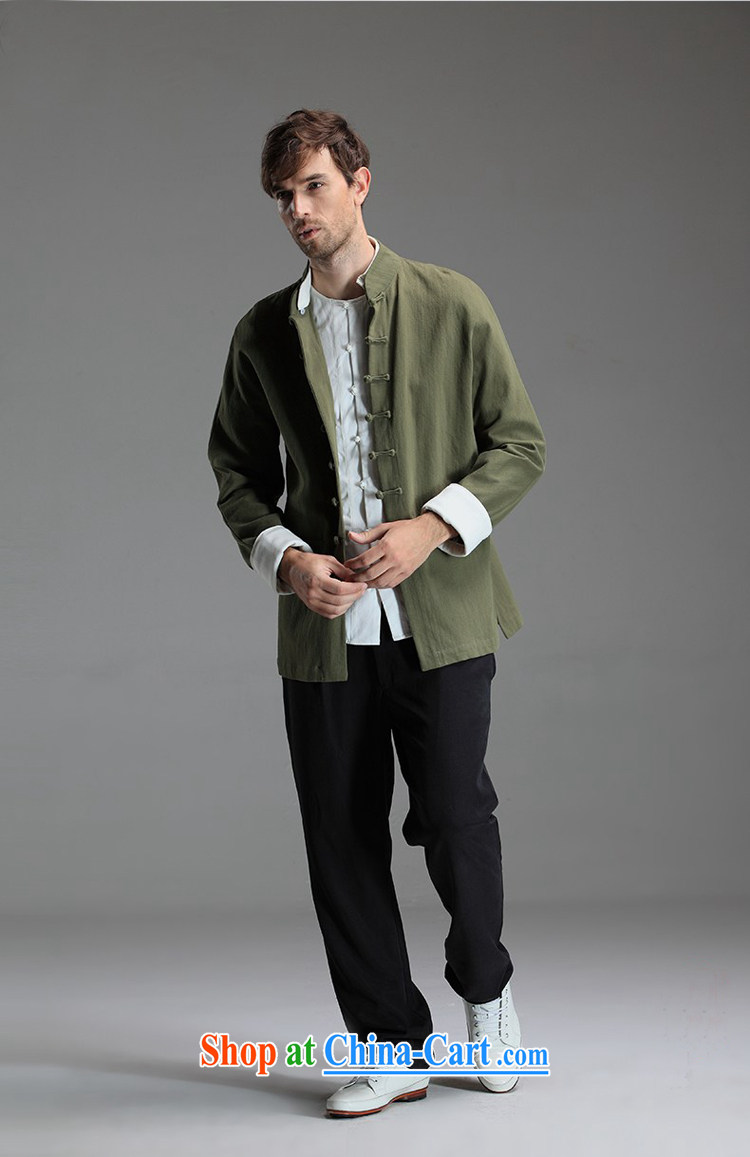 The TSU defense (Azouari) China wind men's beauty Tang with long-sleeved leisure solid-colored jacket green XXL pictures, price, brand platters! Elections are good character, the national distribution, so why buy now enjoy more preferential! Health