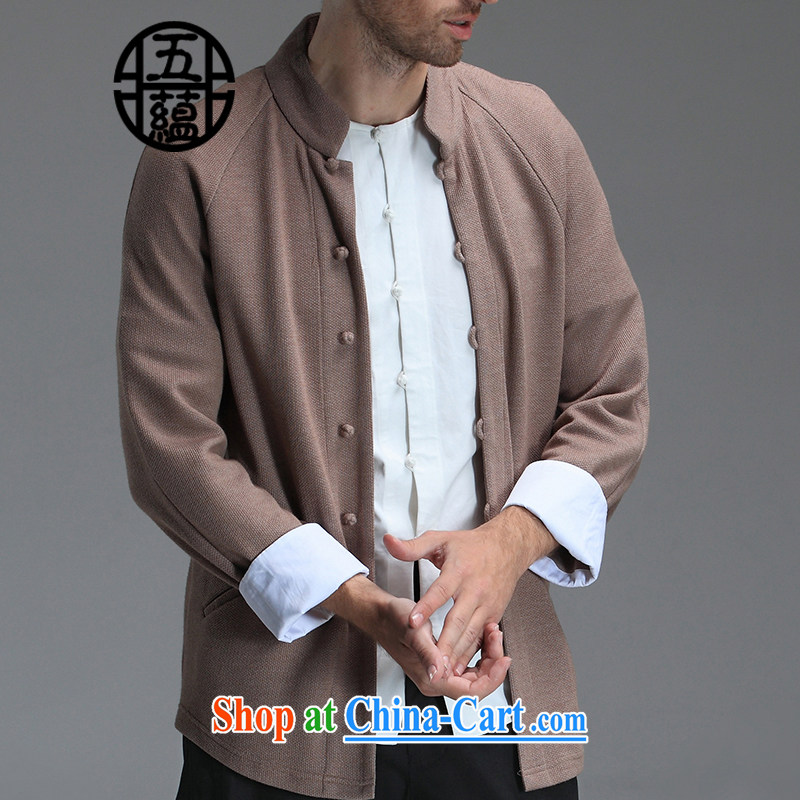 The TSU defense (Azouari) China wind men cultivating Chinese long-sleeved knit sweater jacket gray XXL, Cho's (AZOUARI), shopping on the Internet