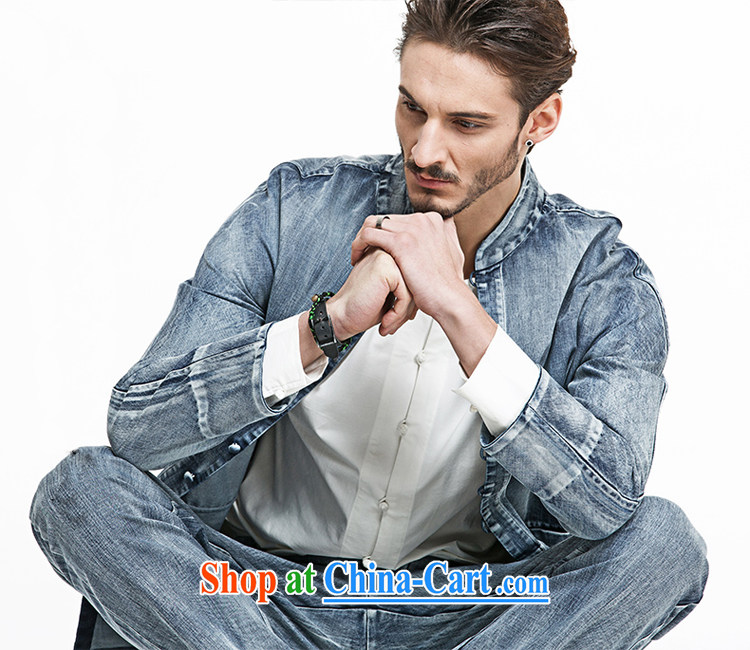 The TSU defense (Azouari) China wind men's beauty cowboy features casual long-sleeved jacket blue XL pictures, price, brand platters! Elections are good character, the national distribution, so why buy now enjoy more preferential! Health
