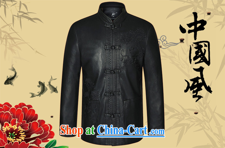 And Jacob fine, Jacob 2015 spring new leisure father in older Chinese men's jackets, for thin, snap-click the clip spring leather jacket black 190 pictures, price, brand platters! Elections are good character, the national distribution, so why buy now enjoy more preferential! Health