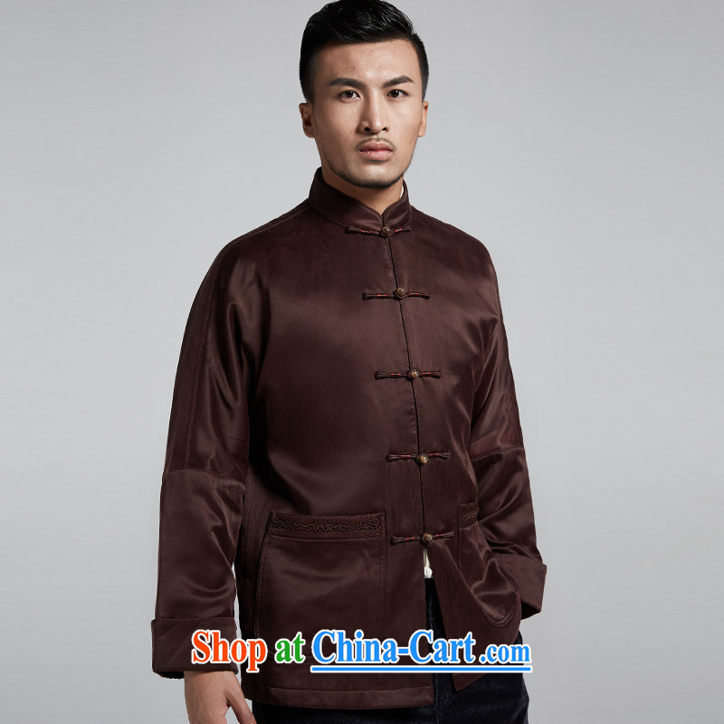 Wind, The Church in the old standard Chinese men's jacket 2015 autumn and winter, Chinese two cuff casual parka brigades